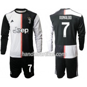 Juventus Ronaldo 7 Kinder Heim Trikotsatz 2019/20 Langarm (+ Kurze Hosen)